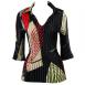 Art Deco Olive-Red
