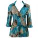 Patchwork Swirl Aqua-Beige