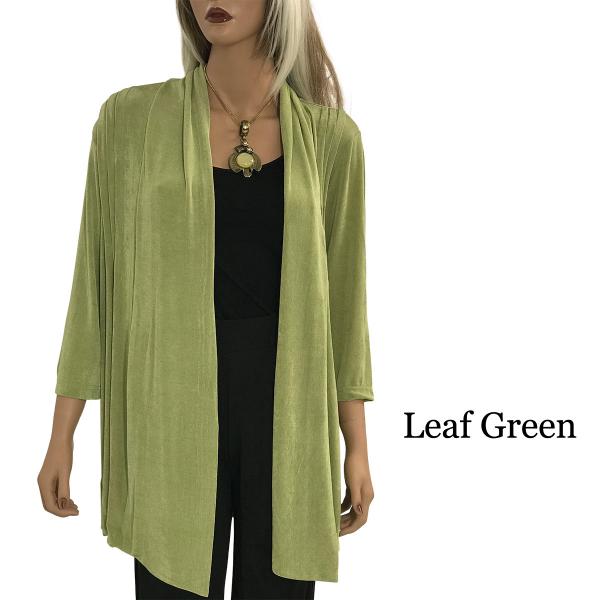 Wholesale 1175 - Slinky Travel Tops - Three Quarter Sleeve Leaf Green - One Size Fits Most