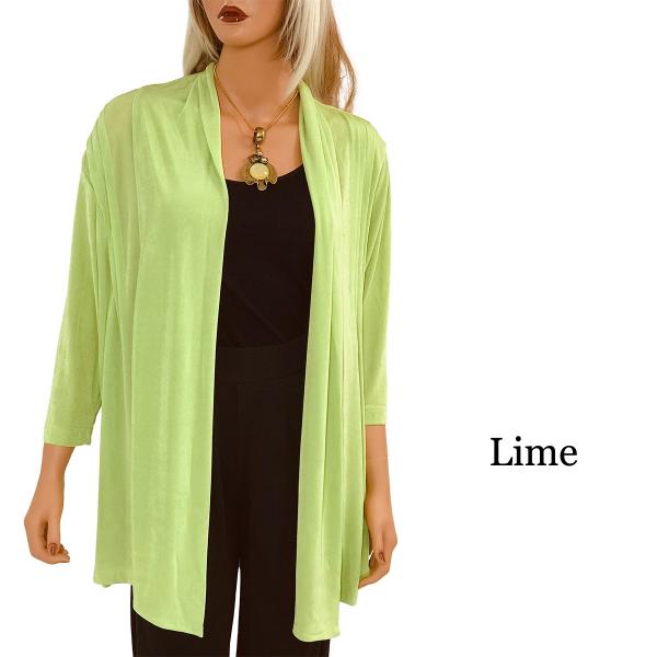 Wholesale 1246 - Sleeveless Slinky Tops  Lime - Plus Size Fits (XL-2X)