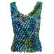 Abstract Zebra Blue - Green