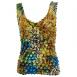 Abstract Zebra Gold - Blue