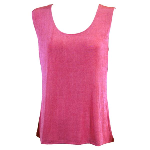 Wholesale 1246 - Sleeveless Slinky Tops  Raspberry - One Size Fits Most