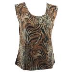 Animal Print with Brown and Gold Accent 