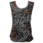 Zebra Floral - Brown