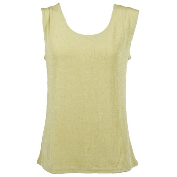 Wholesale 1246 - Sleeveless Slinky Tops  Pear - One Size Fits  (S-L)