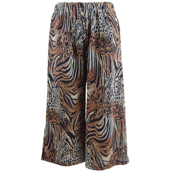 Wholesale 1248 - Slinky TravelWear Capris Animal w/Brown Gold Accent - One Size Fits Most