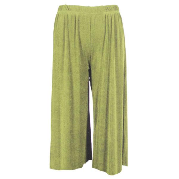 Wholesale 1248 - Slinky TravelWear Capris Leaf Green - Plus Size Fits (XL-2X)