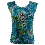 Abstract Zebra Blue-Green