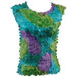 Leaves Green-Violet-Teal