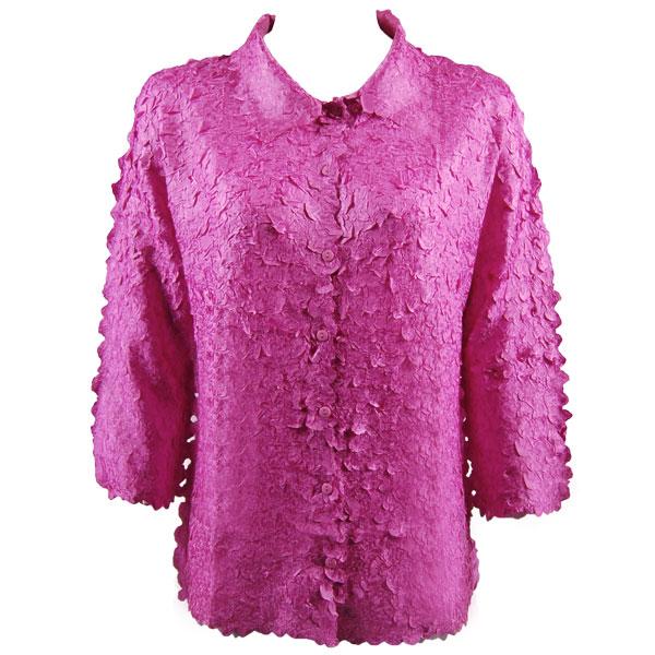Wholesale 1255 - Petal Shirts - Short Sleeve  Solid Orchid - One Size (M/L)