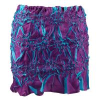 Origami - Mini Skirt/Bandeau - Purple - Turquoise