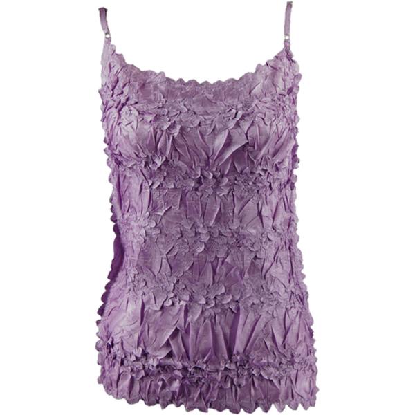 Wholesale 1270 - Origami Spaghetti Strap Tanks Solid Lilac - One Size Fits Most