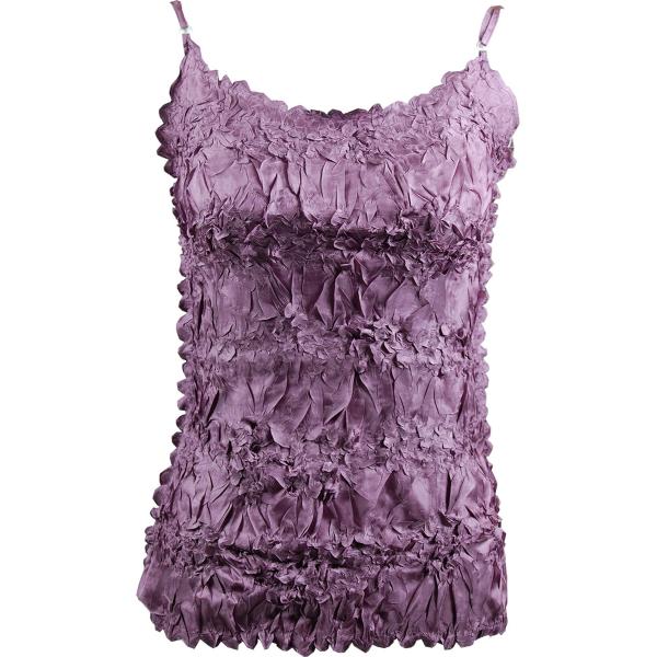 Wholesale 1270 - Origami Spaghetti Strap Tanks Solid Grape - One Size Fits Most