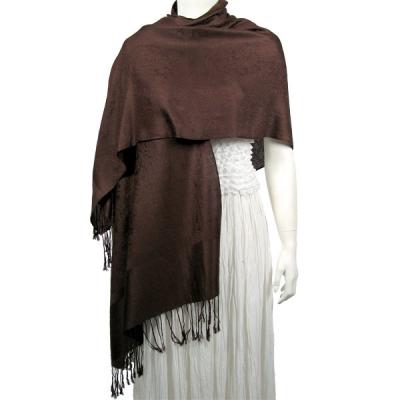 Mantones - c&Atilde;&shy;rculo, telar jacquar y Pashminas de Dos Tonos - Jacquard - Java
