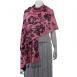 Butterflies and Flowers - Dusty Rose/Black