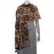 Butterflies and Flowers - Camel/Black