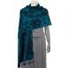Butterflies and Flowers - Teal/Black