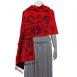 Butterflies and Flowers - Red/Black