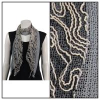 Scarves - Yarn Stitch 1051 - Grey
