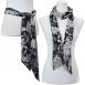Floral Silver on Black Floral Silver on Black