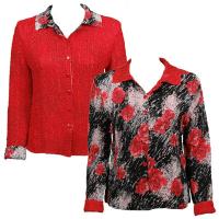 Overstock Tops - Magic Crush Reversible Jacket - Spray of Roses