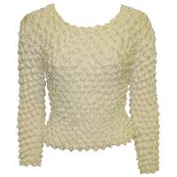 Overstock Tops - Gourmet Popcorn Long Sleeve - Vanilla
