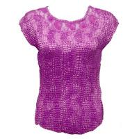 Overstock Tops - Crush Satin with Lace - Orchid