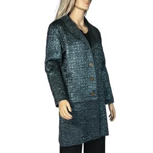 1340 - Crushed Satin Car Coat * 1340 - Charcoal<br>
Crushed Satin Car Coat - One Size Fits Most