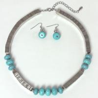 Overstock Jewelry - Silver with Turquoise Stones