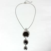 Overstock Jewelry - Circle Drop Enamel - Brown