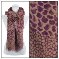 Big Scarves - Giraffe Print 1277 - Fuchsia