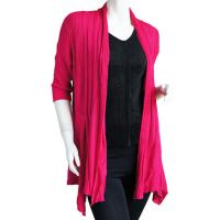 Magic Convertible Ribbed Sweater  - Magenta