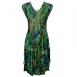Butterfly Floral Green-Purple