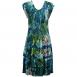 Abstract Zebra Blue-Green