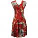 Abstract Zebra Red-Tan