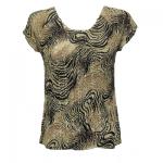 Magic Crush Satin Cap Sleeve - Swirl Animal