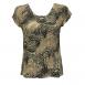 Magic Crush Satin Cap Sleeve - Swirl Animal