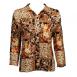 Magic Crush Satin Blouse - Multi Animal Floral