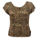 Magic Crush Silky Touch Cap Sleeve - Leopard