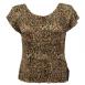 Magic Crush Silky Touch Cap Sleeve - Leopard