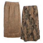Magic Crush Reversible Calf Length Skirt - Swirl Animal