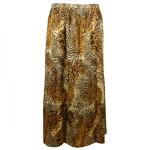 Magic Crush Satin Skirt - Swirl Leopard