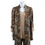 Magic Slinky Jacket - Animal Print with Brown and Gold Accent