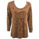 Magic Slinky Three Quarter - Leopard Print