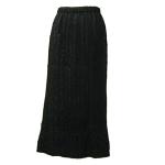 Magic Crush Satin Skirt - Solid Black