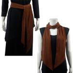 Magic Slinky Sash/Scarf - Solid Brown