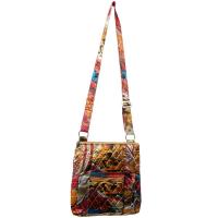 Quilted Bags - Satchel - Abstract Paint Splatter - Gold