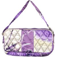 Quilted Bags - Wristlet - Rose Floral - Purple
