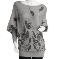 Euro Tunic - Tulips - Grey